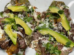 Ricos Huaraches De Nopales Asado Una Buena Salsa - La Cocina De Sol